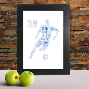 Personalised Footballer 30th