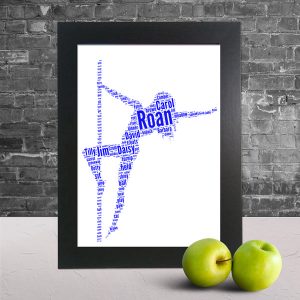 Personalised Pole Dancer Word Art