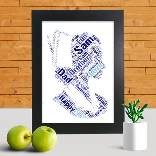 Nurse word art print