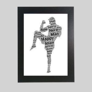 Muay Thai word art print